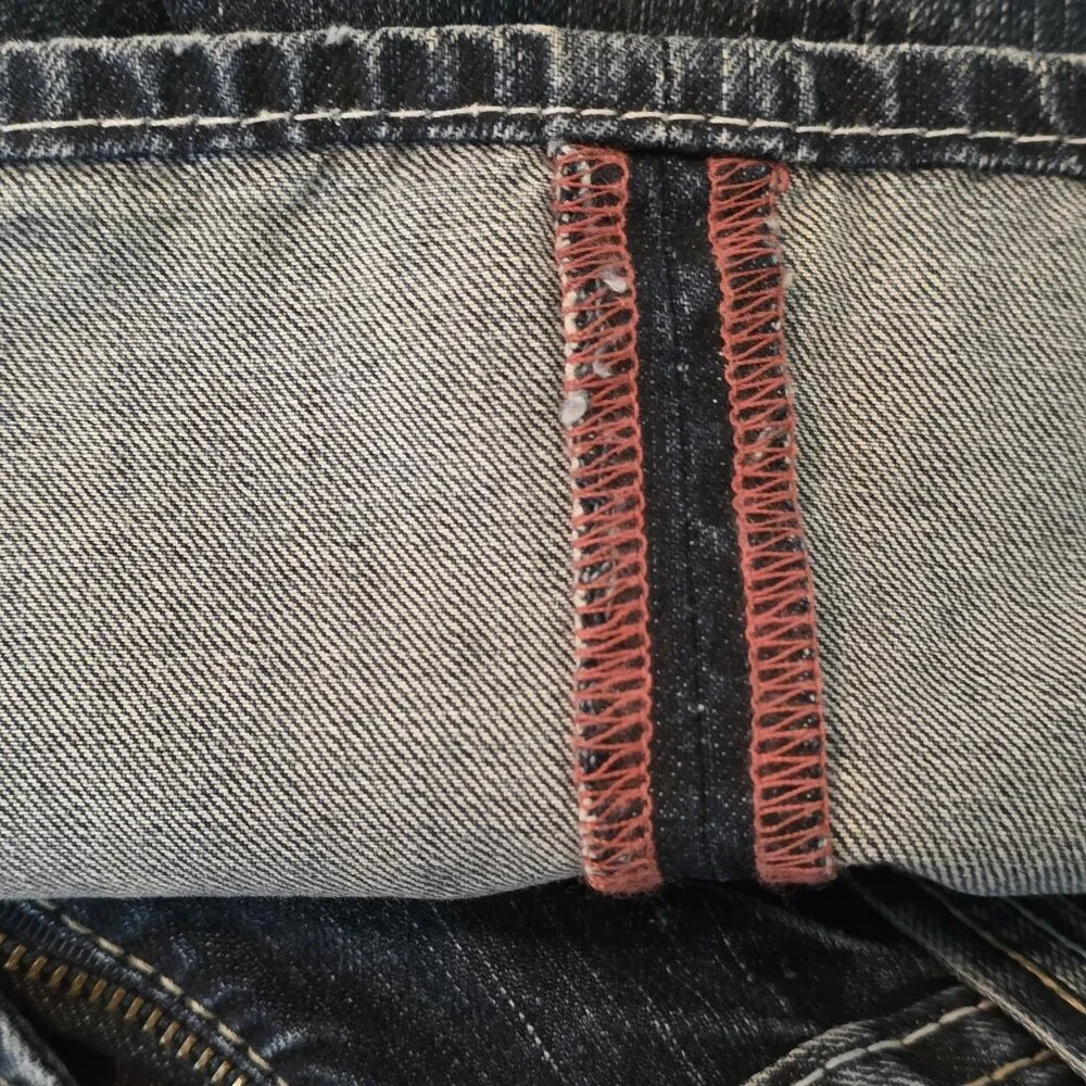 Big Star Pioneer Y2K Distressed Boot Cut Jeans 33L Buckle Exclusive